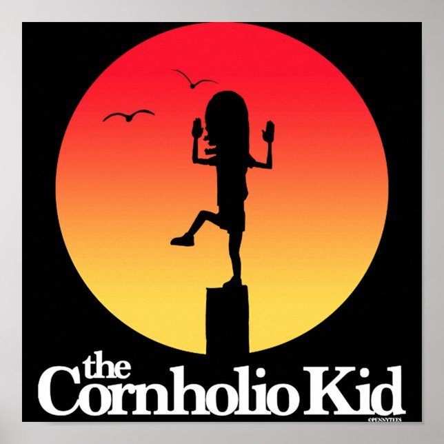 Poster Cornholio Kid TShirt (Frente)