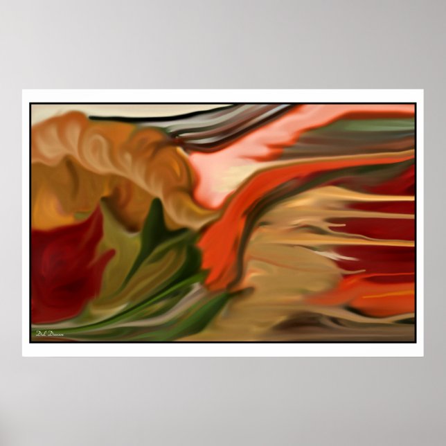 Poster Cornucopia Abstrato Art (Frente)