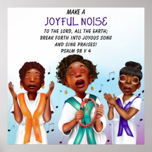 Poster Coro Afro-Americano