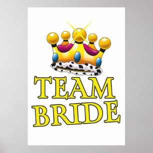 Poster Coroa de casamento da Equipe da Noiva