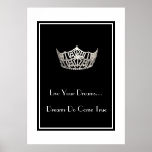 Pôster Coroa de Concurso Viva Seus Sonhos
