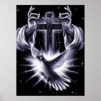 Coroa de Jesus Cristo de Espinhos e Dovas