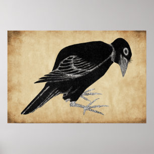 Poster Coroa de Katsushika Hokusai 1814