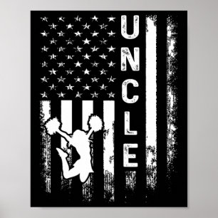 Poster Coroa de Líder America Bandeira Vintage Natal