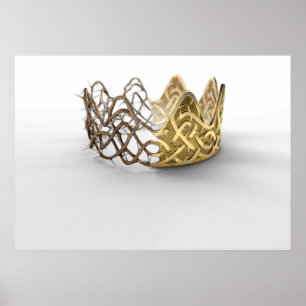Pôster Coroa do conceito dos espinhos
