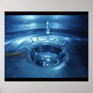 Poster coroa do waterdrop