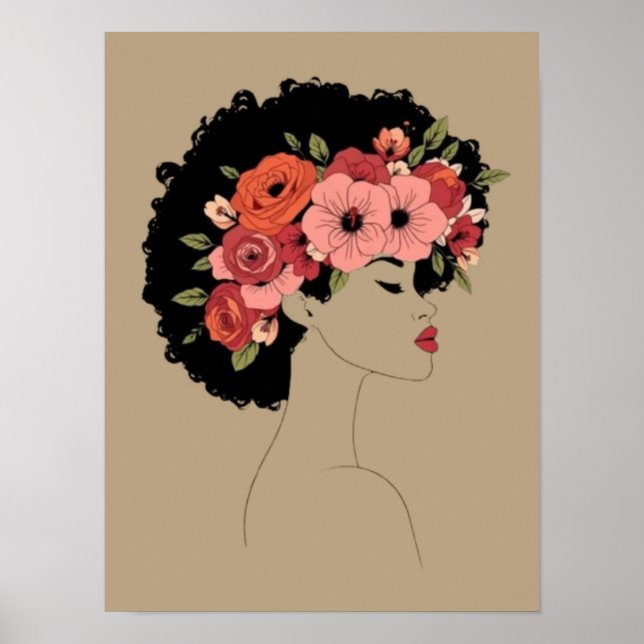 Poster Coroa em Flor (Frente)