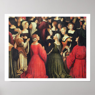 Pôster Coroação do Virgin, 1513 (óleo no painel) (det