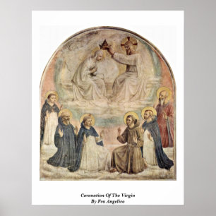 Pôster Coroação do Virgin por Fra Angelico