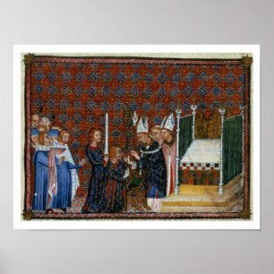 Poster Coroação f.58 da Senhora Tiberius B Viii do rei