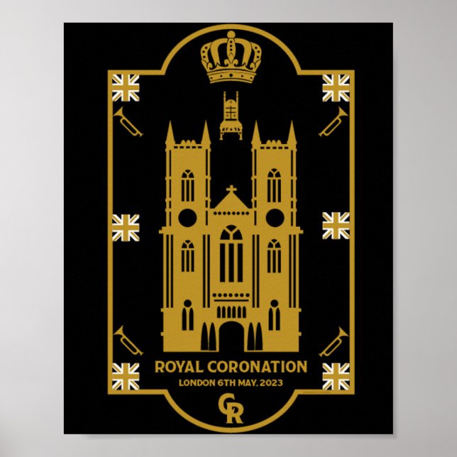 Poster Coroação Real Abadia de Westminster  (Frente)