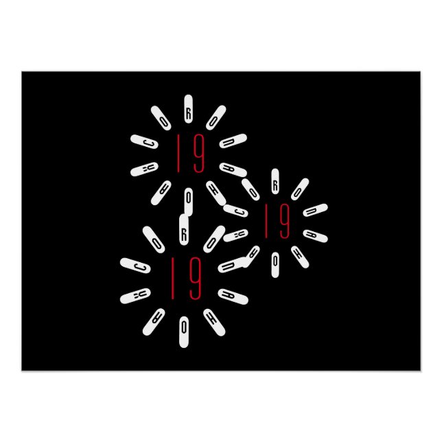 Pôster CORONA 19 HOAX Poster (Frente)