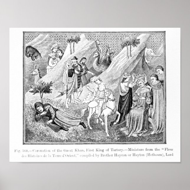 Pôster Coronação do Khan Excelente (Frente)