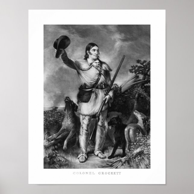 Pôster Coronel Davy Crockett (Frente)