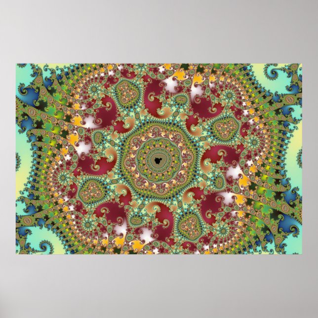 Pôster Coronel - Fractal (Frente)