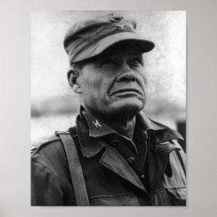 Poster Coronel Lewis Chesty Puller - 1950