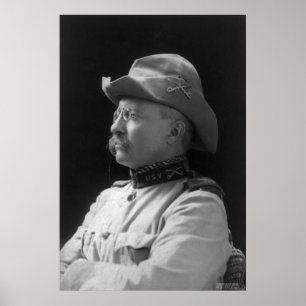 Pôster Coronel Theodore Roosevelt desde 1898