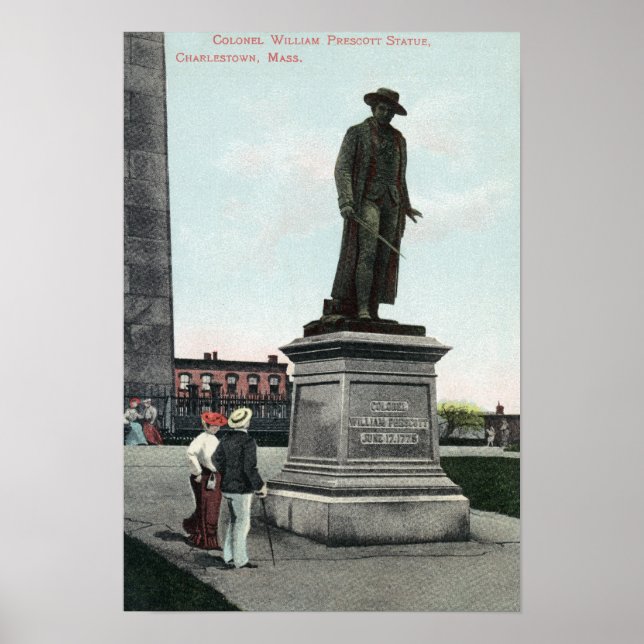 Poster Coronel William Prescott Statue Scene (Frente)