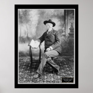 Pôster Coronel Wm F. Buffalo Bill Cody 1907