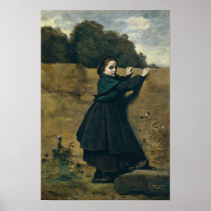 Poster Corot - A Menina Curiosa