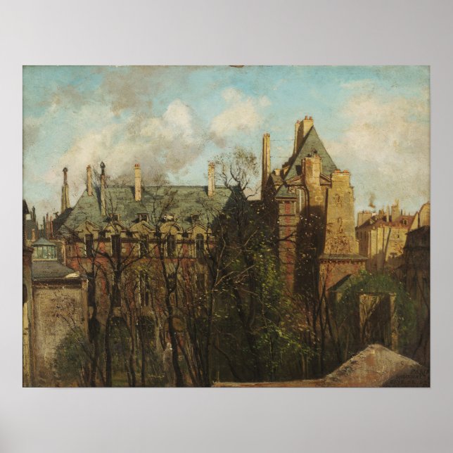Poster Corot - Abadia Do Santo Germain De Pres (Frente)
