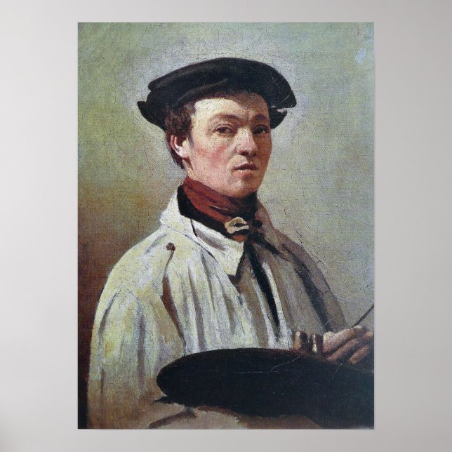 Poster Corot - autorretrato (Frente)