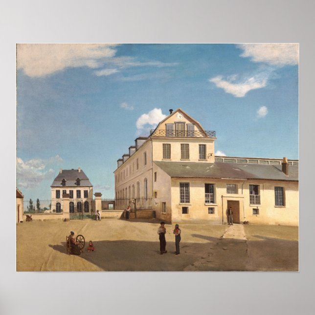 Poster Corot - Casa E Fábrica Do Monsieur Henry (Frente)