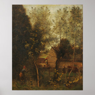 Poster Corot - Cena Rural