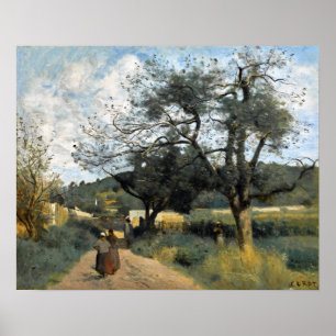 Poster Corot - Encaminhar pelos Campos