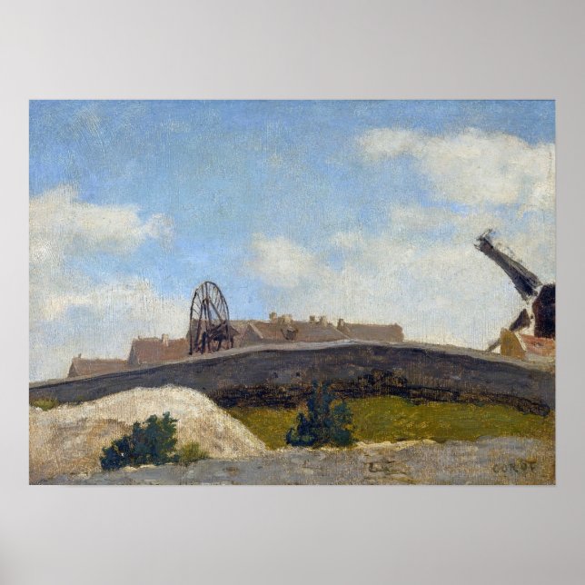 Poster Corot - Montmartre (Frente)