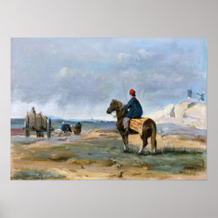 Poster Corot - O Agricultor de Pithiviers