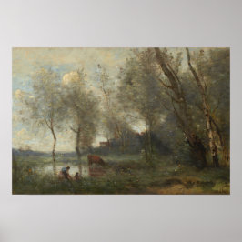 Poster Corot - O Pond 1868
