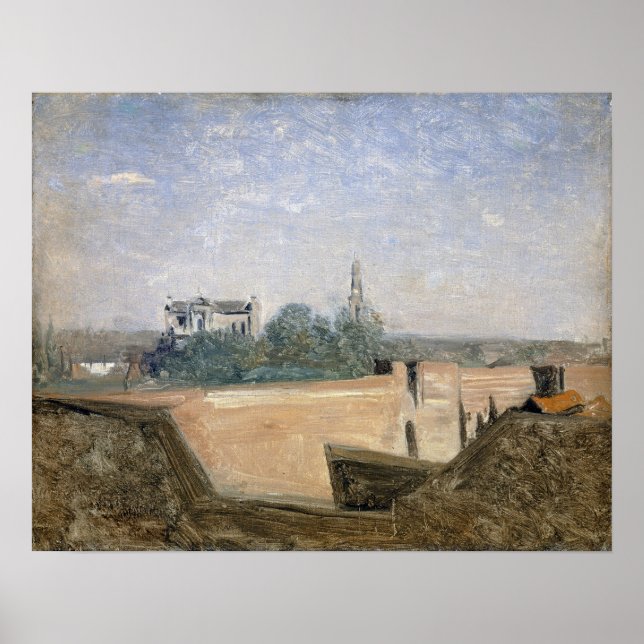 Poster Corot - Os Rampart Das Arras (Frente)