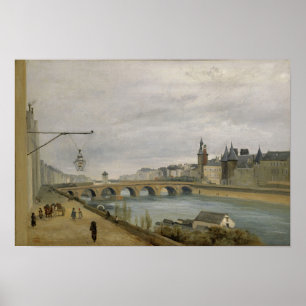 Poster Corot - Pont-Au-Change, Palais De Justiça
