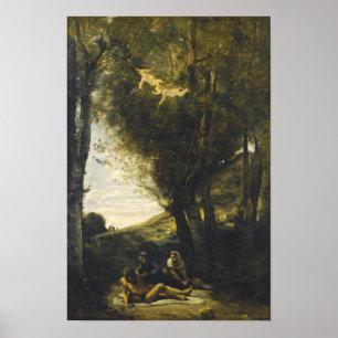 Poster Corot - São Sebastião Resgatado pelas Santas Mulhe