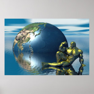 Pôster corpo do ouro