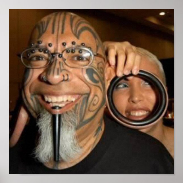 Poster Corpo Piercing Art (Frente)