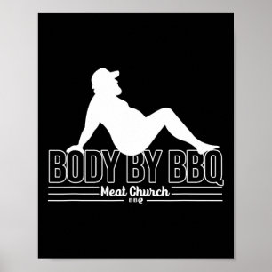 Poster Corpo Por Carne De Churrasco Por Church Byrbecue P