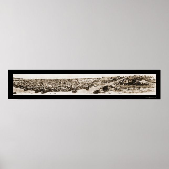 Poster Corpus Christi Storm Photo 1919 (Frente)