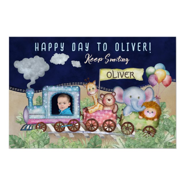 Pôster Corredor de muro de aniversário (Frente)