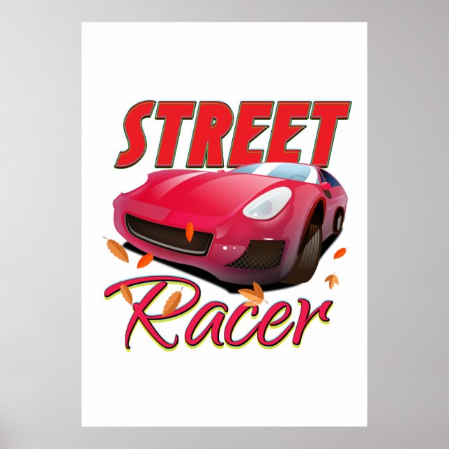 Poster Corredor de Rua (Frente)