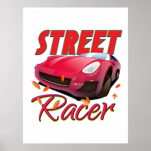 Poster Corredor de Rua (Frente)