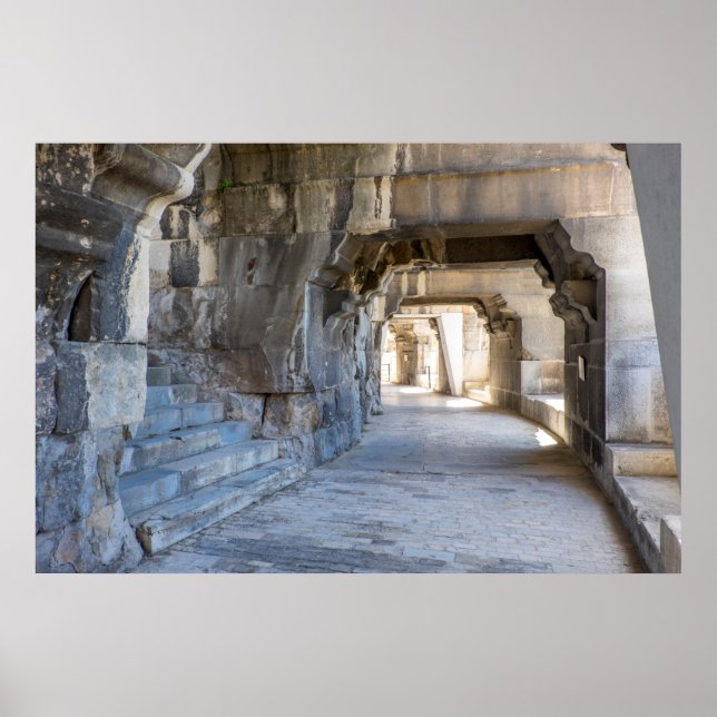 Poster Corredor do Anfiteatro Romano (Frente)
