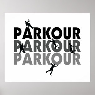 Pôster Corredor livre de Parkour