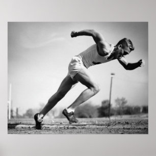 Pôster Corredor masculino