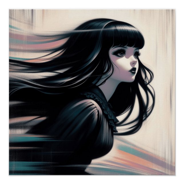 Pôster Correndo ao Longo do Tempo (Frente)