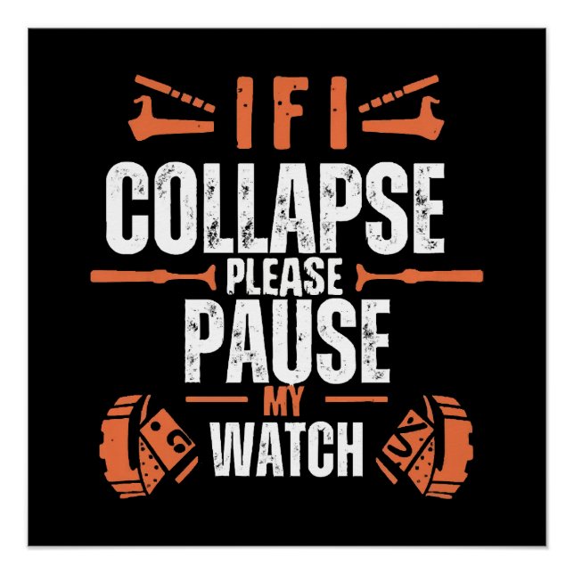 Pôster Correndo engraçado (Frente)