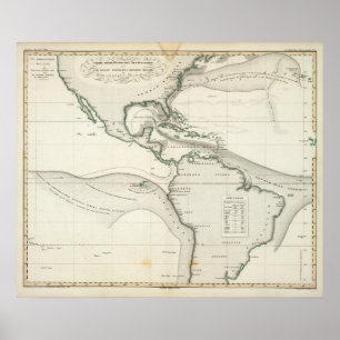 Pôster Corrente de Oceano Atlântico