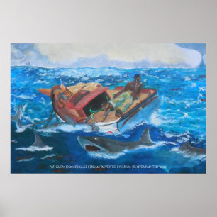 Pôster Corrente do Golfo revisitada por Craig Hunter