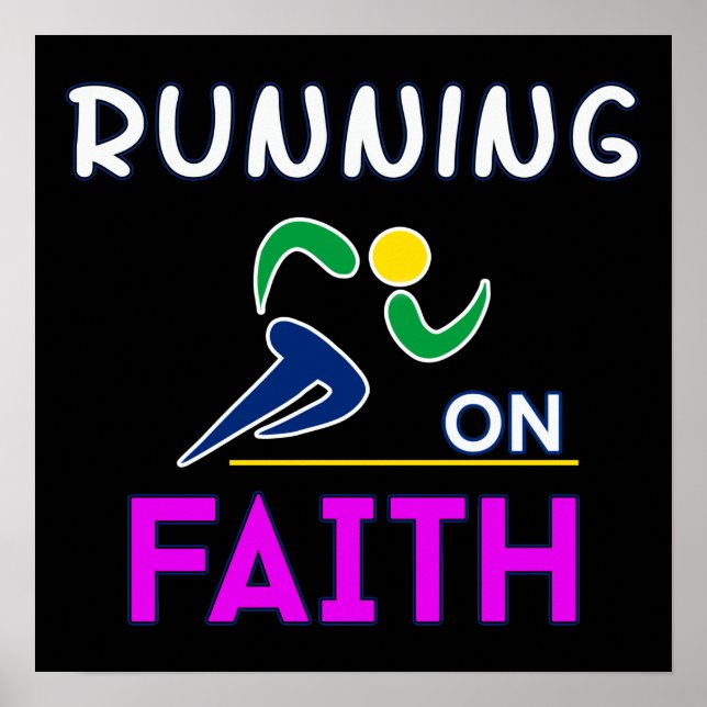 Poster Corrente em Faith Christian Runner (Frente)